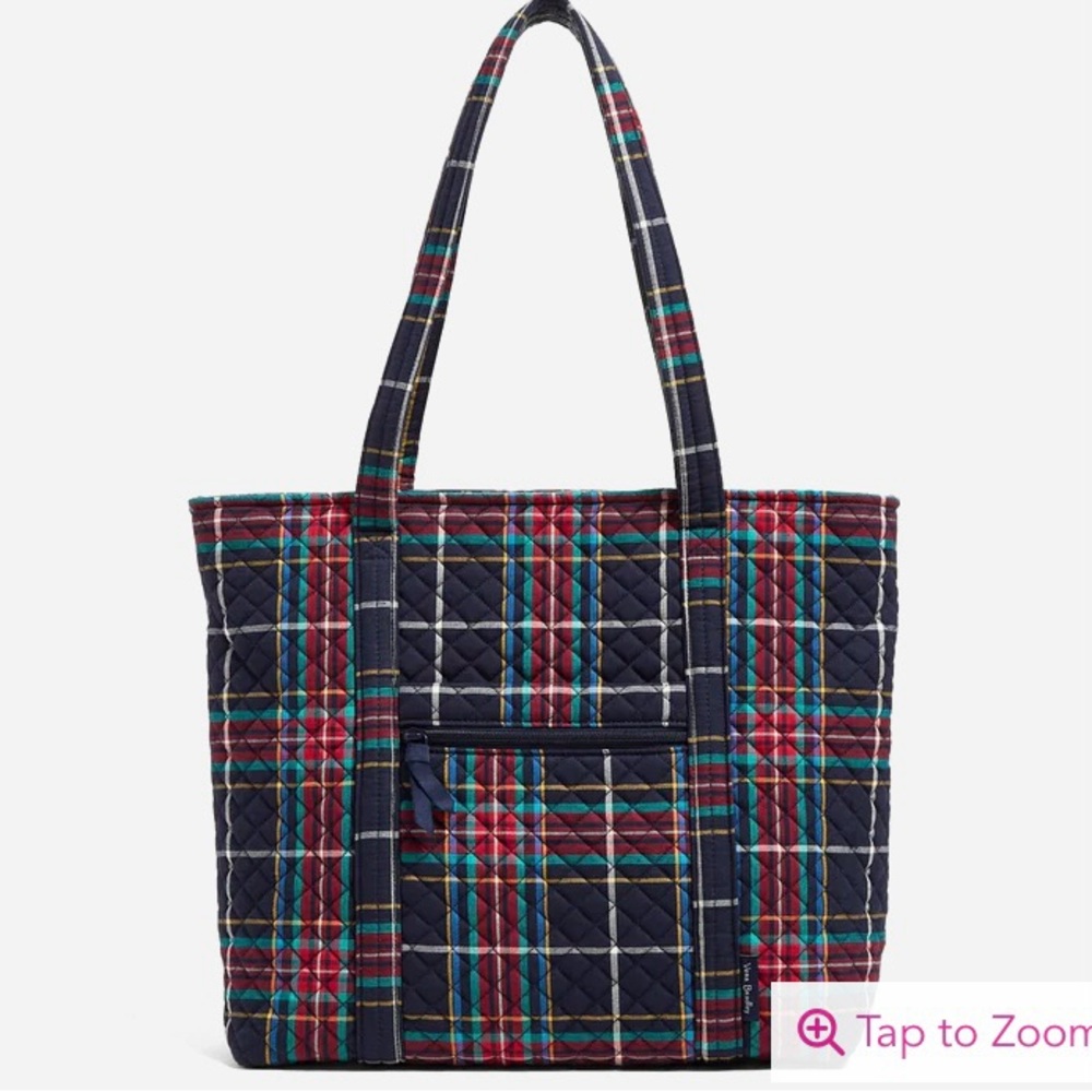Vera Bradley Vera tote bag in Tarten Plaid